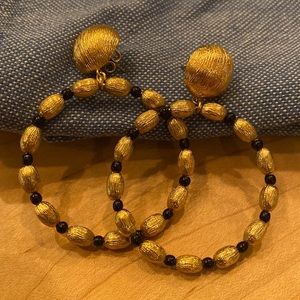 Sezane Appoline earrings black multi new